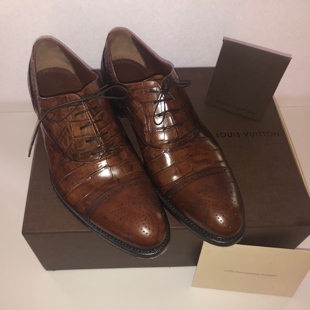 Louis Vuitton 2016 Special Edition Manhattan Richelieu - Genuine Alligator - 10